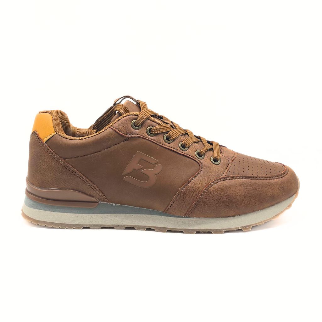 Deportivos Casual Double Memory Marrón
