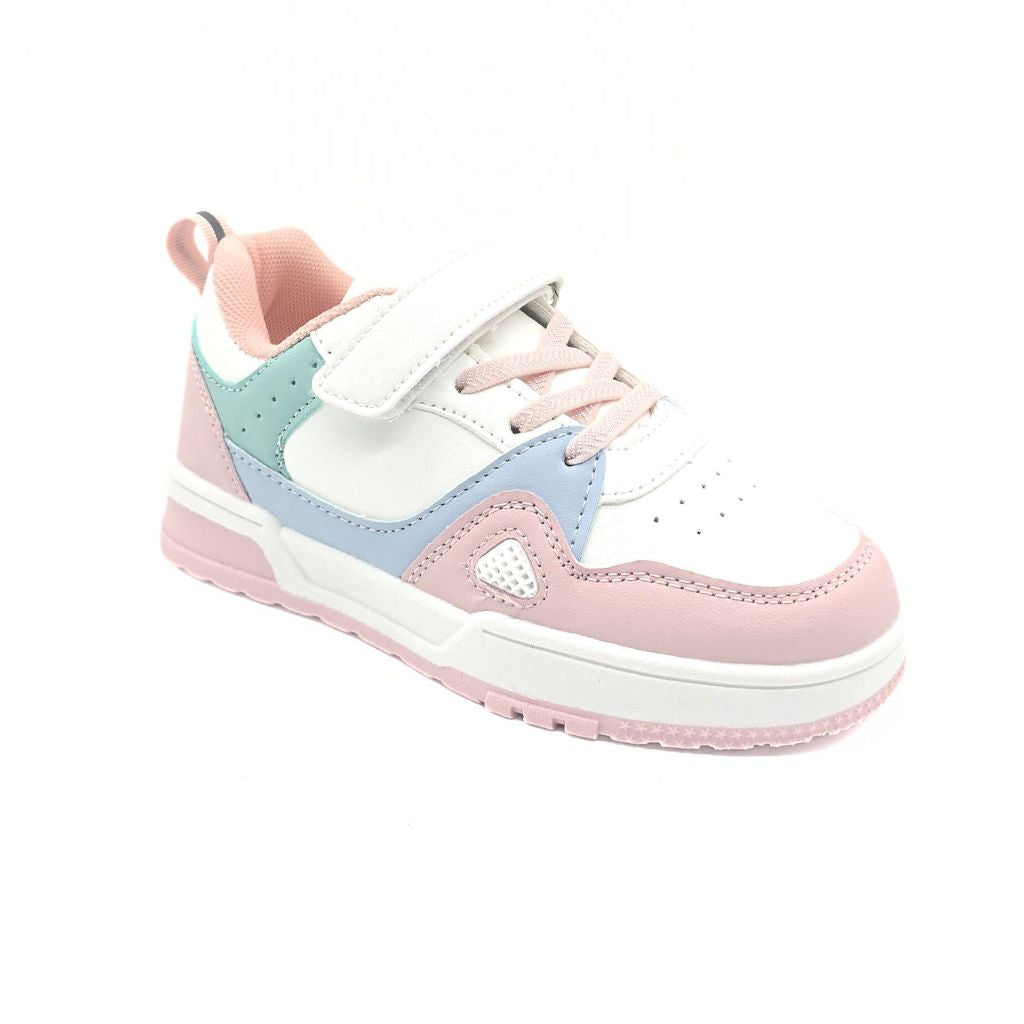 Deportivos con velcro Rosa