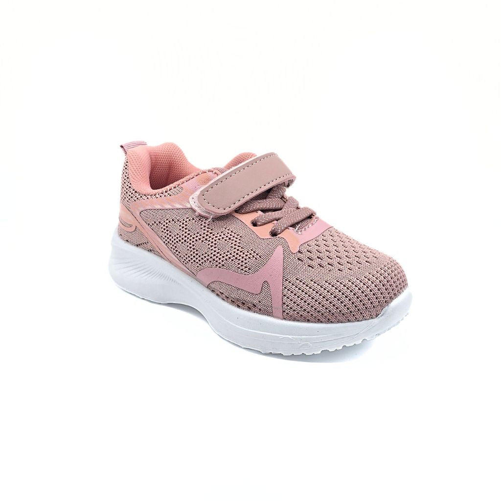 Deportivos con velcro Rosa