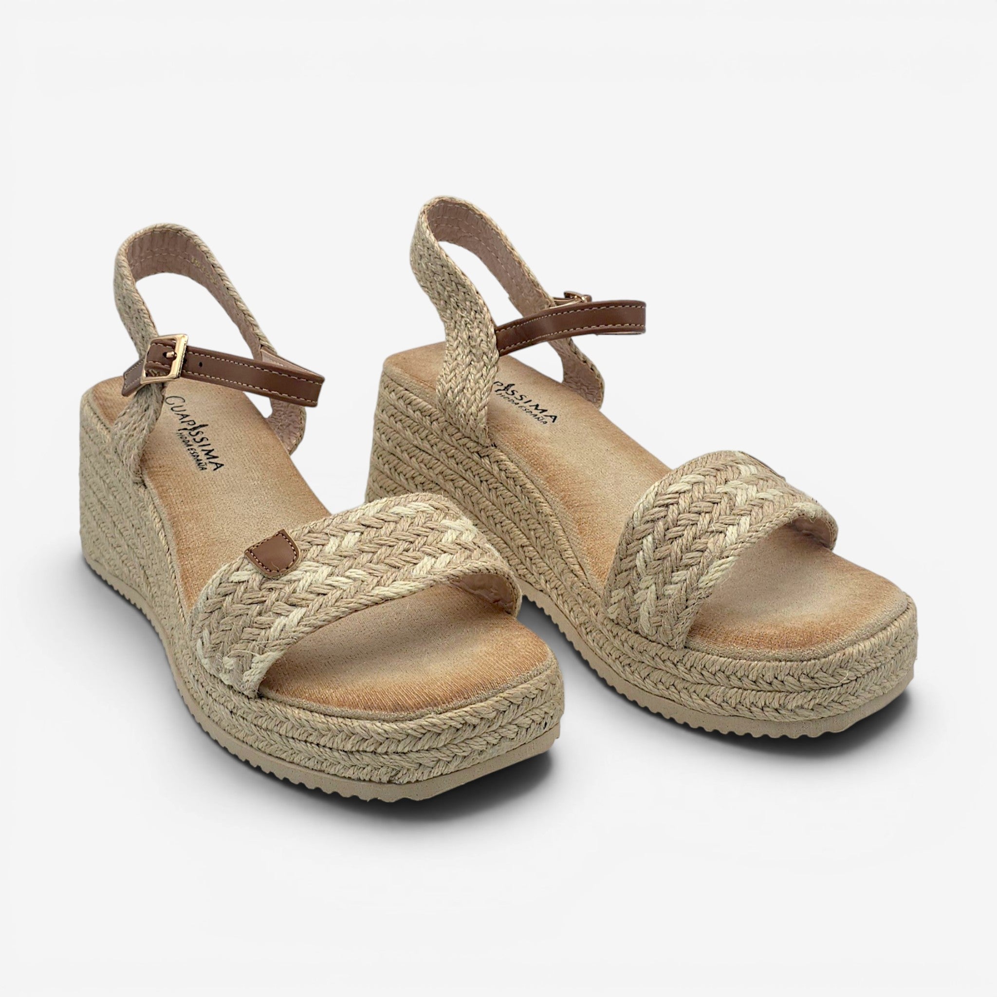 Alpargata Cuña Confort Beige Taupé