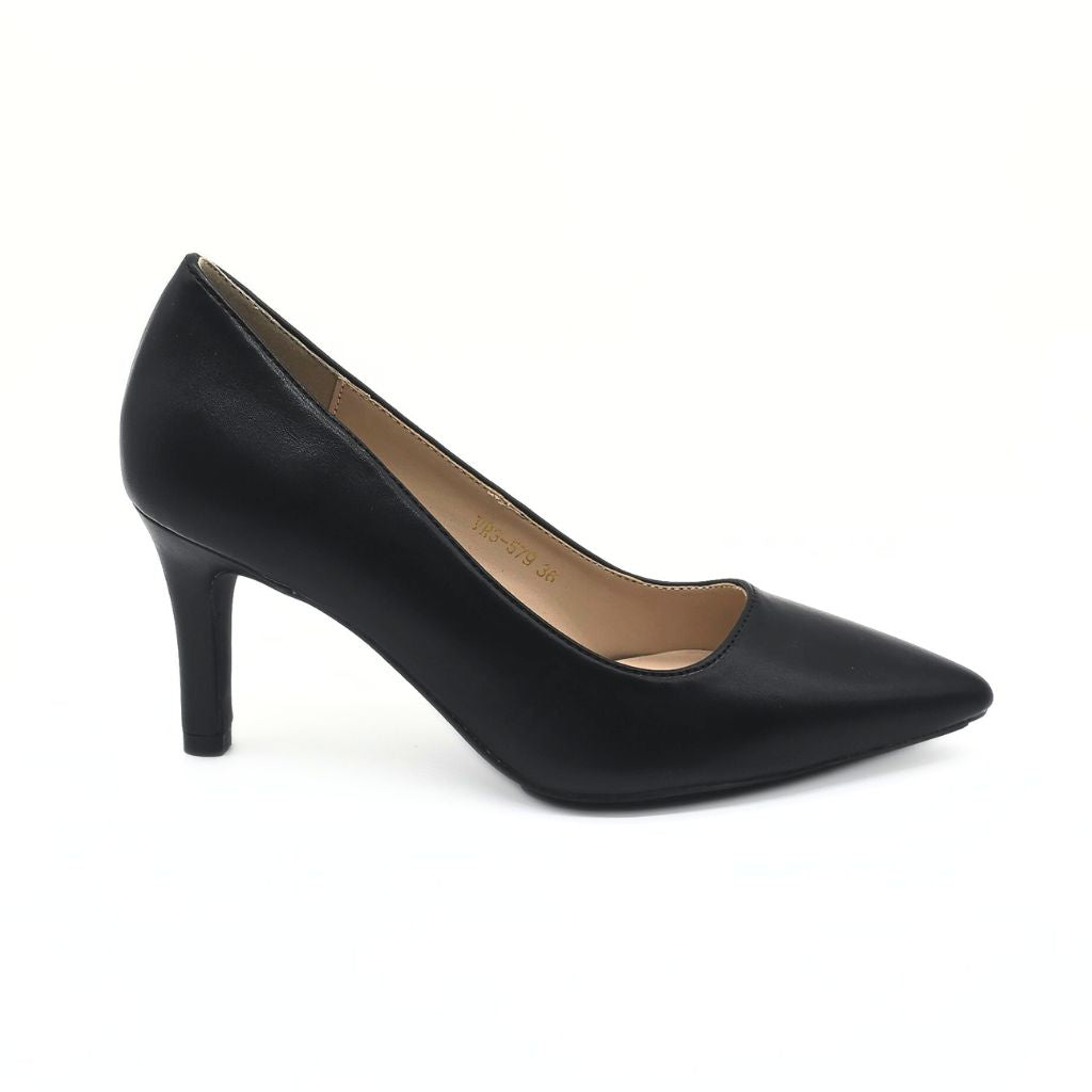Zapato Salón de Tacón Negro