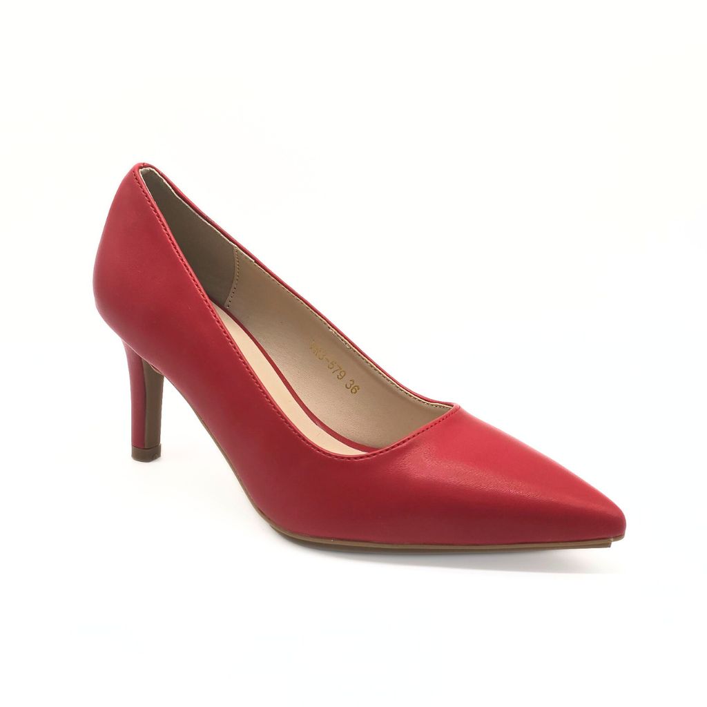 Zapato Salón de Tacón Rojo