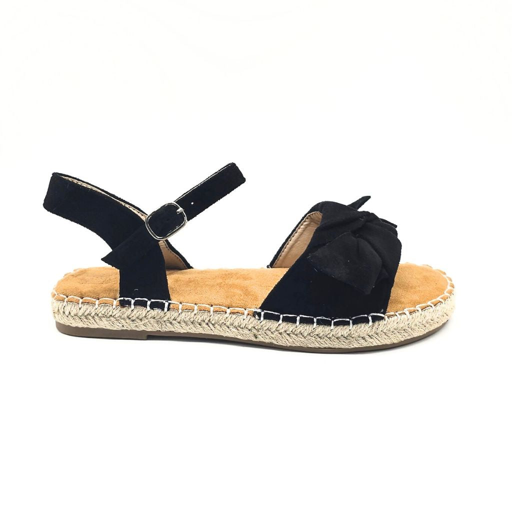 Sandalia Plana Negro