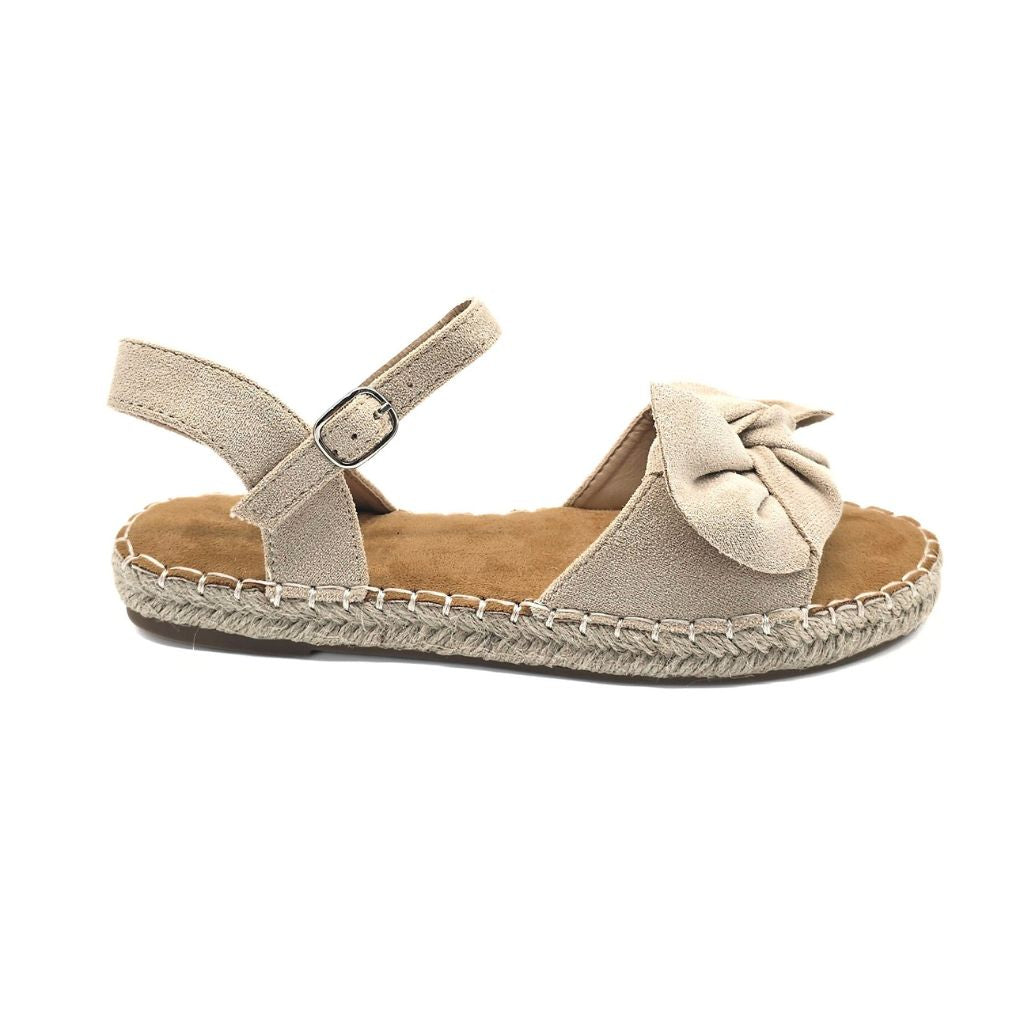 Sandalia Plana Beige