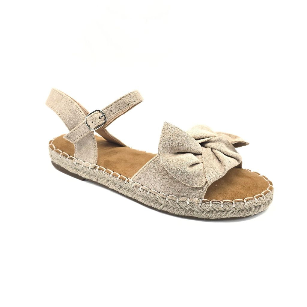 Sandalia Plana Beige